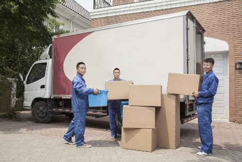A local man with a van assisting with furniture collection in Enfield