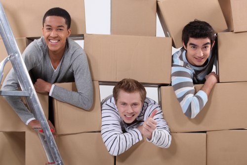 Household items stored during a move or renovation in Enfield