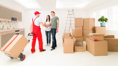 Piano removals planning for a narrow access property in Enfield