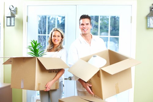 Residential furniture being loaded for a fast move in Enfield