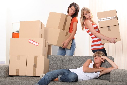 Careful handling of boxes and furniture during an Enfield relocation