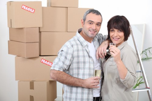 Local packing supplies and boxes ready for residential or commercial relocation in Enfield